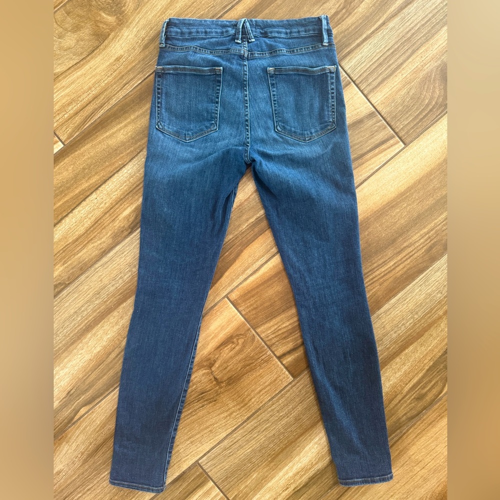 Good American, dark blue, Good Legs jeans